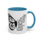Inspirational Butterfly Coffee Mug - "I Am The Storm"