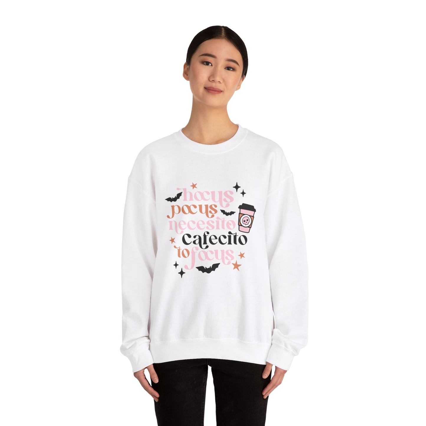 Hocus Pocus Cafe Halloween Unisex Heavy Blend™ Crewneck Sweatshirt