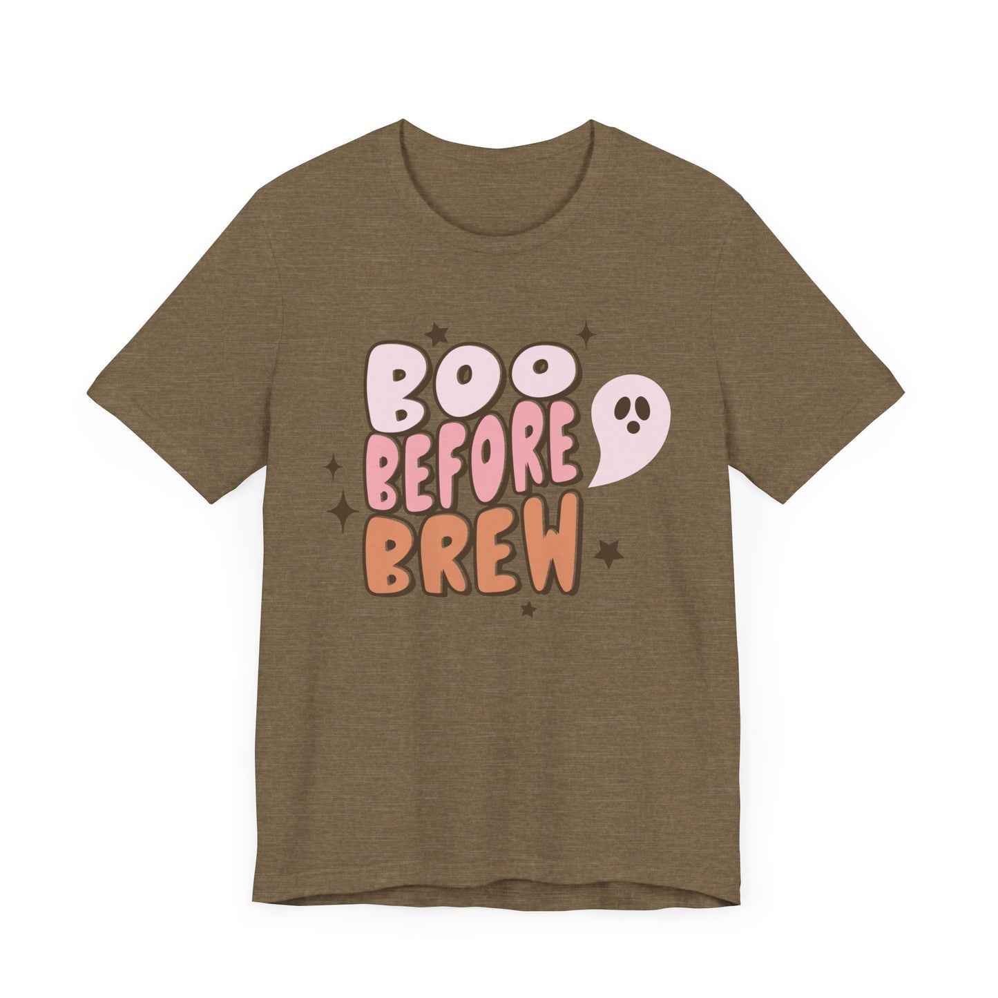 Boo Before Brew Shirt.  Unisex Jersey Short Sleeve Tee