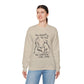 Her Strength My Paw Her Journey Our Story Dog Sweat shirt. Unisex Heavy Blend™ Crewneck Sweatshirt