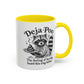 Funny Deja Poo Coffee Mug - Cute Raccoon Design for Animal Lovers