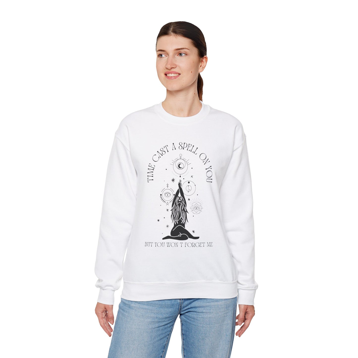 Time Cast A Spell On You Sweatshirt. Unisex Heavy Blend™ Crewneck Sweatshirt