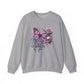 Athletic Grey color Inspirational Be The Best Version Of You Sweatshirt. Great for inspiration. 