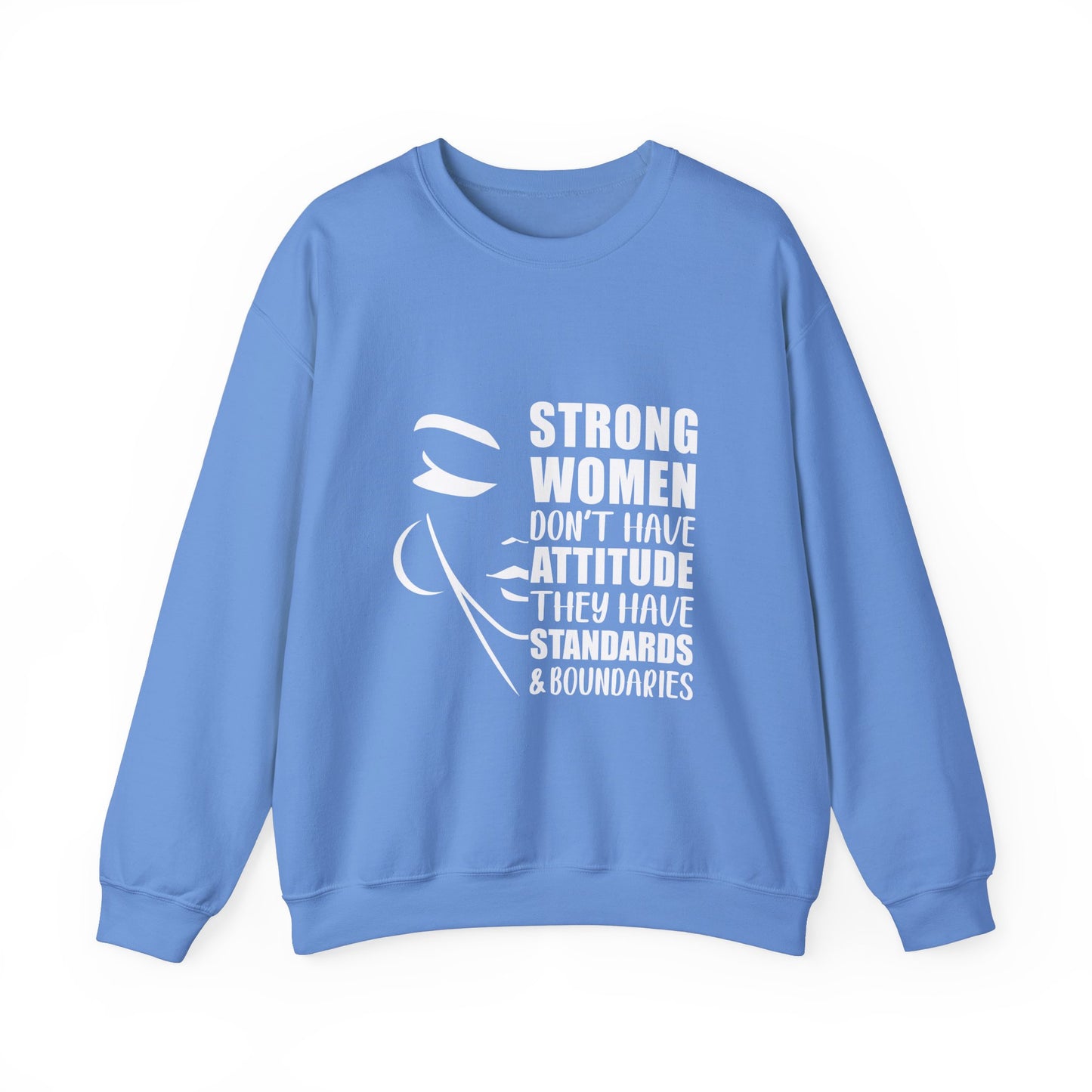 Strong Women Have Boundaries! Unisex Heavy Blend™ Crewneck Sweatshirt