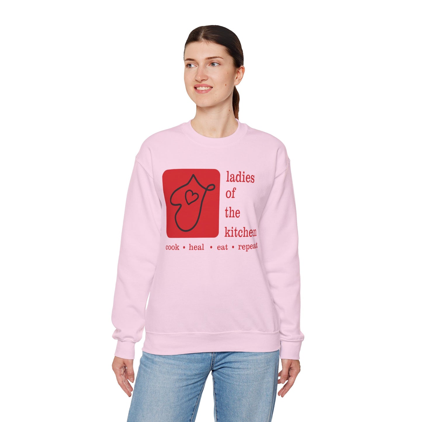 Ladies Of The Kitchen Sweatshirt. Unisex Heavy Blend™ Crewneck Sweatshirt