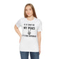 If It Cost Me My Peace Unisex Jersey Short Sleeve Tee