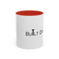 Men's Mugs Built Different Accent Coffee Mug - 11/15oz Ceramic Mug for Coffee Lovers
