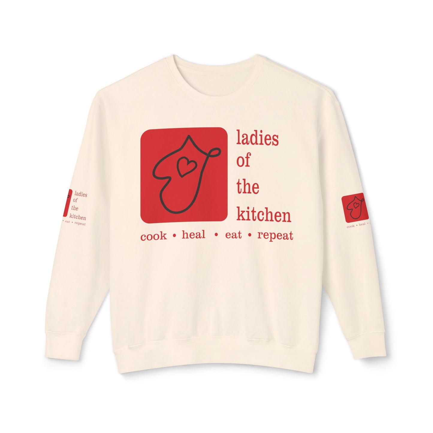 Ladies Of The Kitchen. Unisex Lightweight Crewneck Sweatshirt