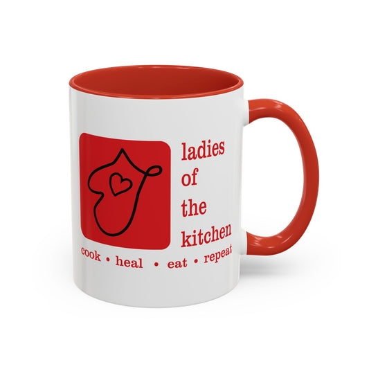 Ladies Of The Kitchen. Accent Coffee Mug (11, 15oz)