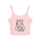 Her Strength My Paw Her Journey Our Story Dog . Women's Spaghetti Strap Tank Top