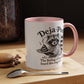 Funny Deja Poo Coffee Mug - Cute Raccoon Design for Animal Lovers