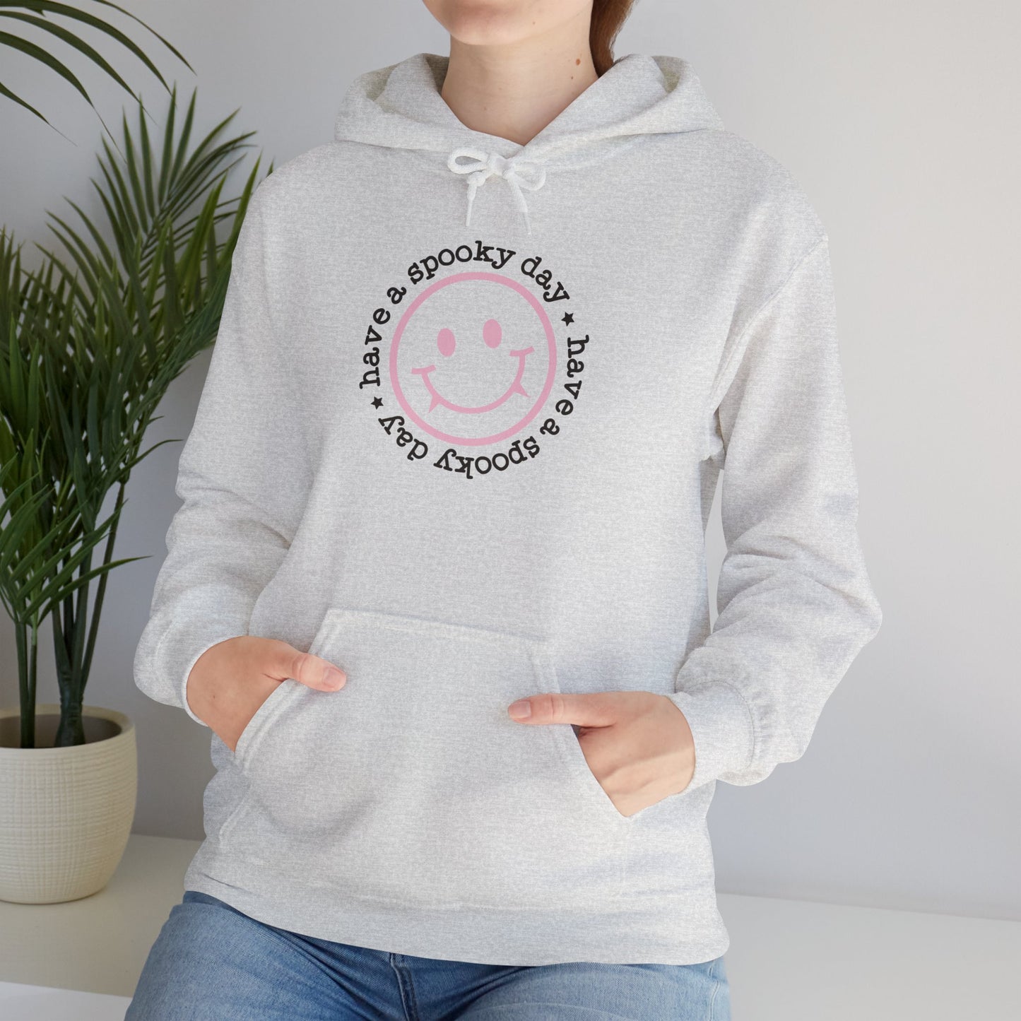 Have A Spooky Day Sweat Shirt Design. Unisex Heavy Blend™ Hooded Sweatshirt