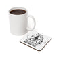 The Best Revenge Is Success Coaster. Hardboard Back Coaster