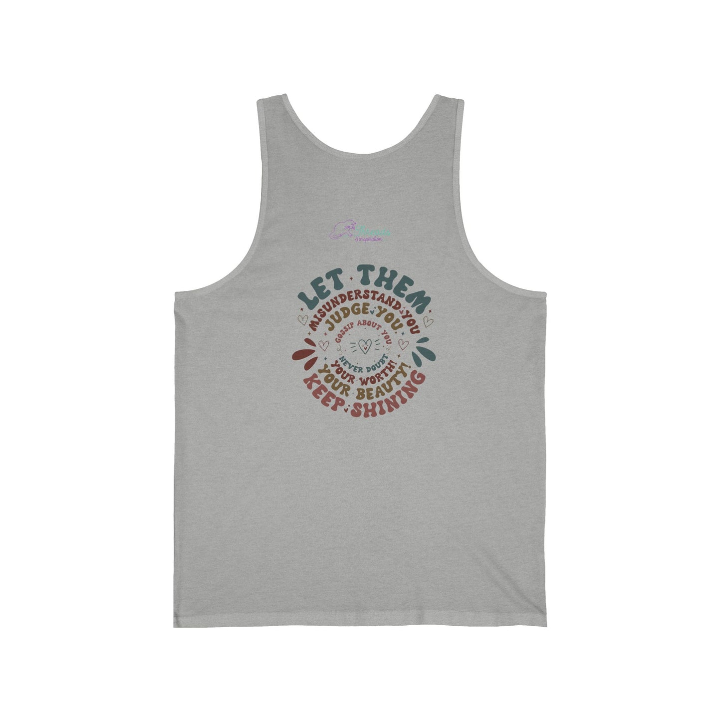 Let Them Tank Top Design. Unisex Jersey Tank