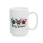 Merry Woofmas Mug For Dog Lovers. Ceramic Mug, (11oz, 15oz)