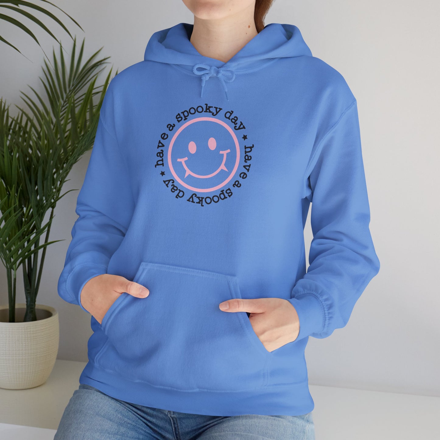 Have A Spooky Day Sweat Shirt Design. Unisex Heavy Blend™ Hooded Sweatshirt