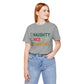 Christmas Naughty Nice Pawsome. Unisex Jersey Short Sleeve Tee