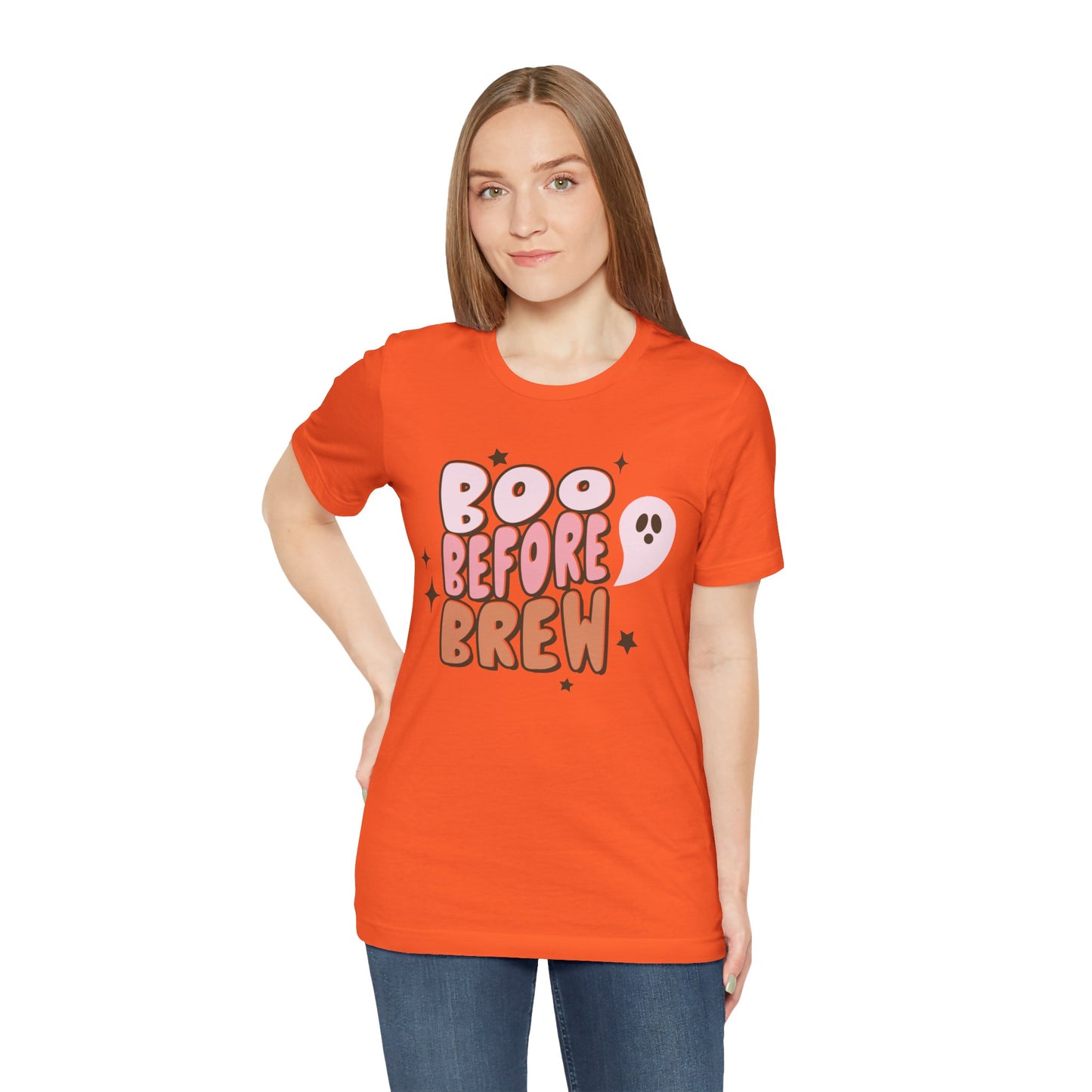 Boo Before Brew Shirt.  Unisex Jersey Short Sleeve Tee