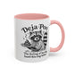 Funny Deja Poo Coffee Mug - Cute Raccoon Design for Animal Lovers