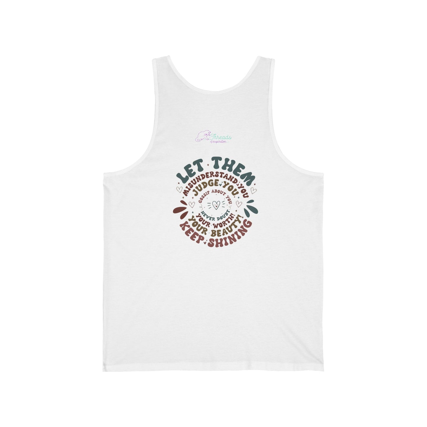 Let Them Tank Top Design. Unisex Jersey Tank