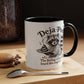 Funny Deja Poo Coffee Mug - Cute Raccoon Design for Animal Lovers