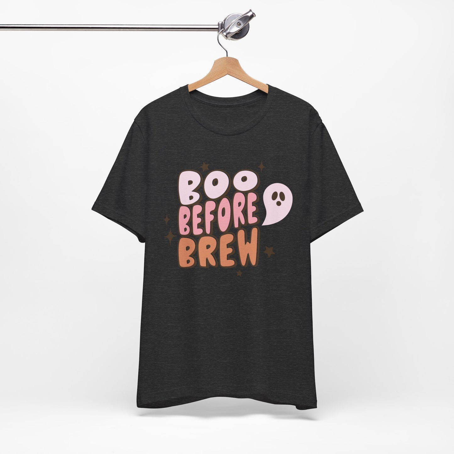 Boo Before Brew Shirt.  Unisex Jersey Short Sleeve Tee