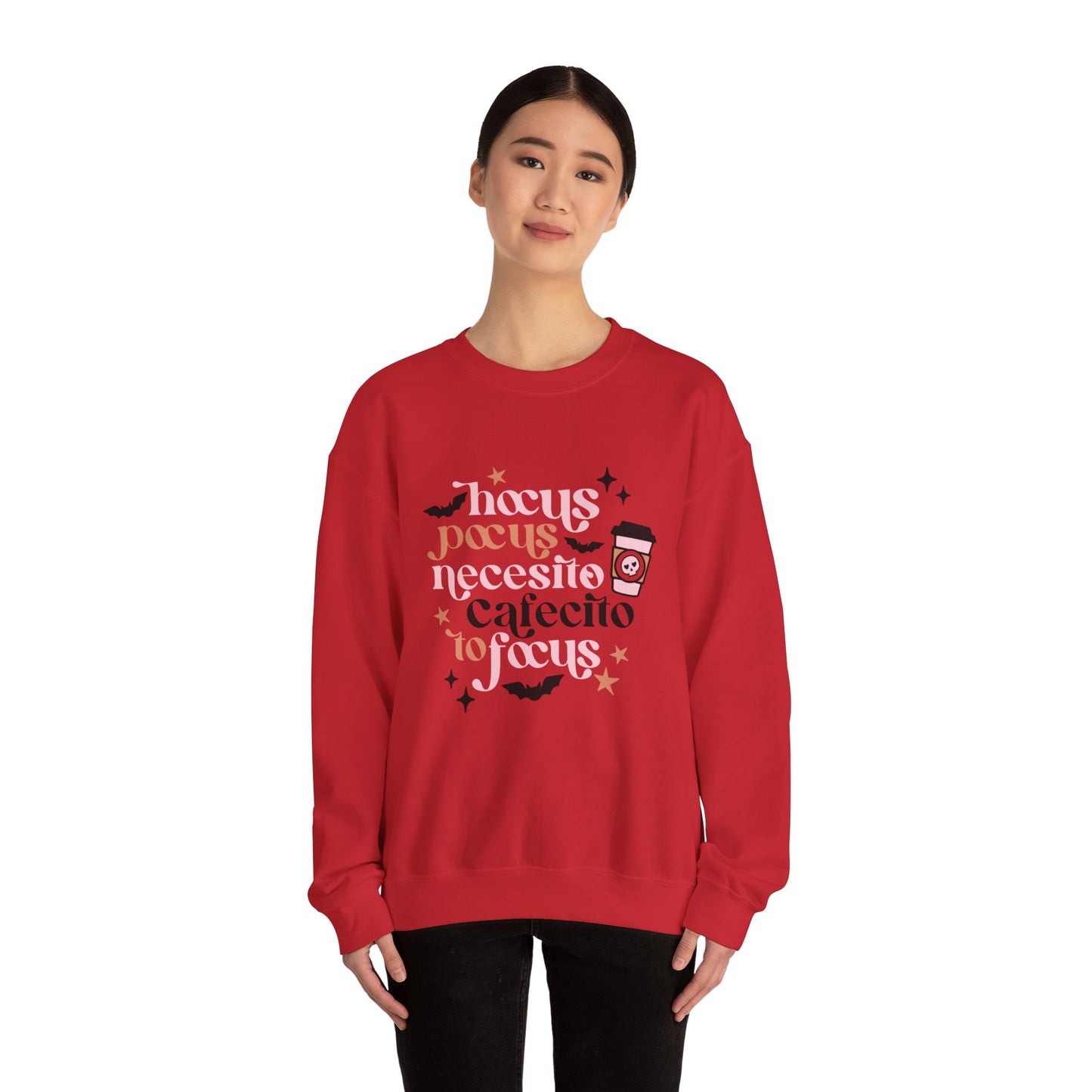 Hocus Pocus Cafe Halloween Unisex Heavy Blend™ Crewneck Sweatshirt