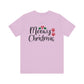 Meowy Catmas Christmas Cat T-Shirt. Unisex Jersey Short Sleeve Tee