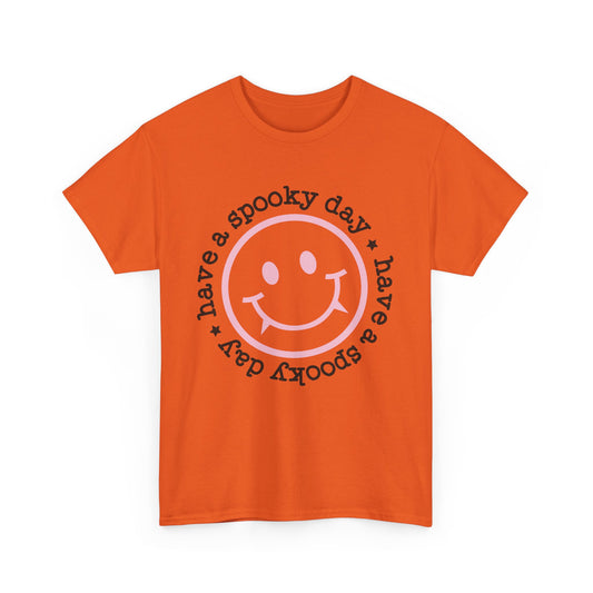 Have A Spooky Day T-Shirt. Unisex Heavy Cotton Tee