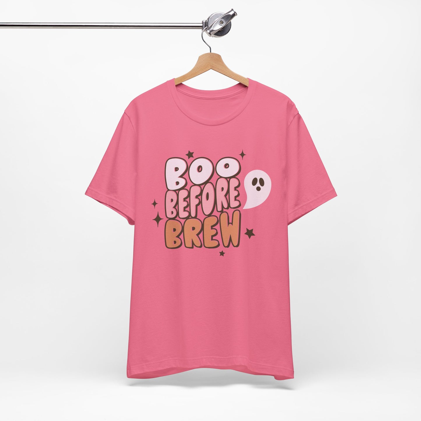 Boo Before Brew Shirt.  Unisex Jersey Short Sleeve Tee