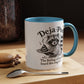Funny Deja Poo Coffee Mug - Cute Raccoon Design for Animal Lovers