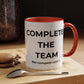 Teamwork Coffee Mug – Complete the Team, Motivational Gift, Office Decor, Collaboration Mug, Team Spirit Cup