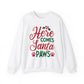 Here Comes Santa Paws Sweatshirt Unisex Heavy Blend™ Crewneck Sweatshirt