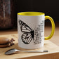 Inspirational Butterfly Coffee Mug - "I Am The Storm"