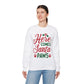 Here Comes Santa Paws Sweatshirt Unisex Heavy Blend™ Crewneck Sweatshirt