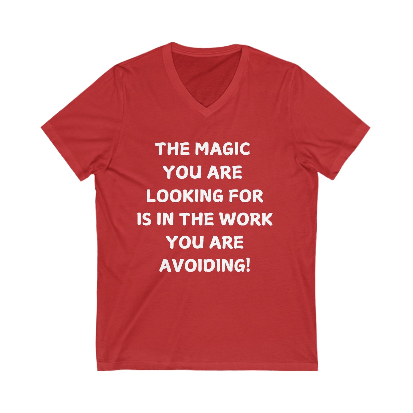 The Magic You Are Looking For.. Unisex Jersey Short Sleeve V-Neck Tee