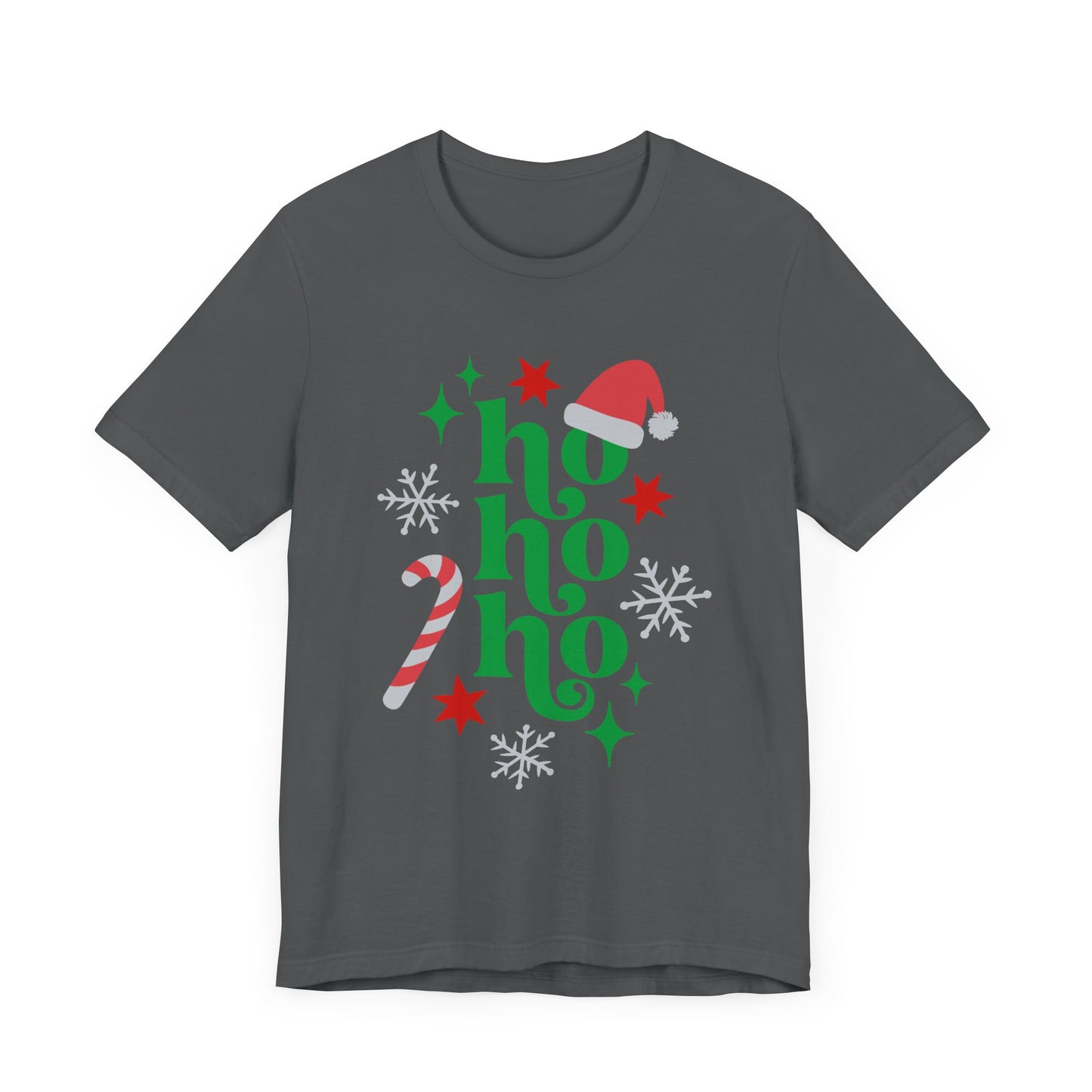 Christmas HO HO HO Unisex Jersey Short Sleeve Tee