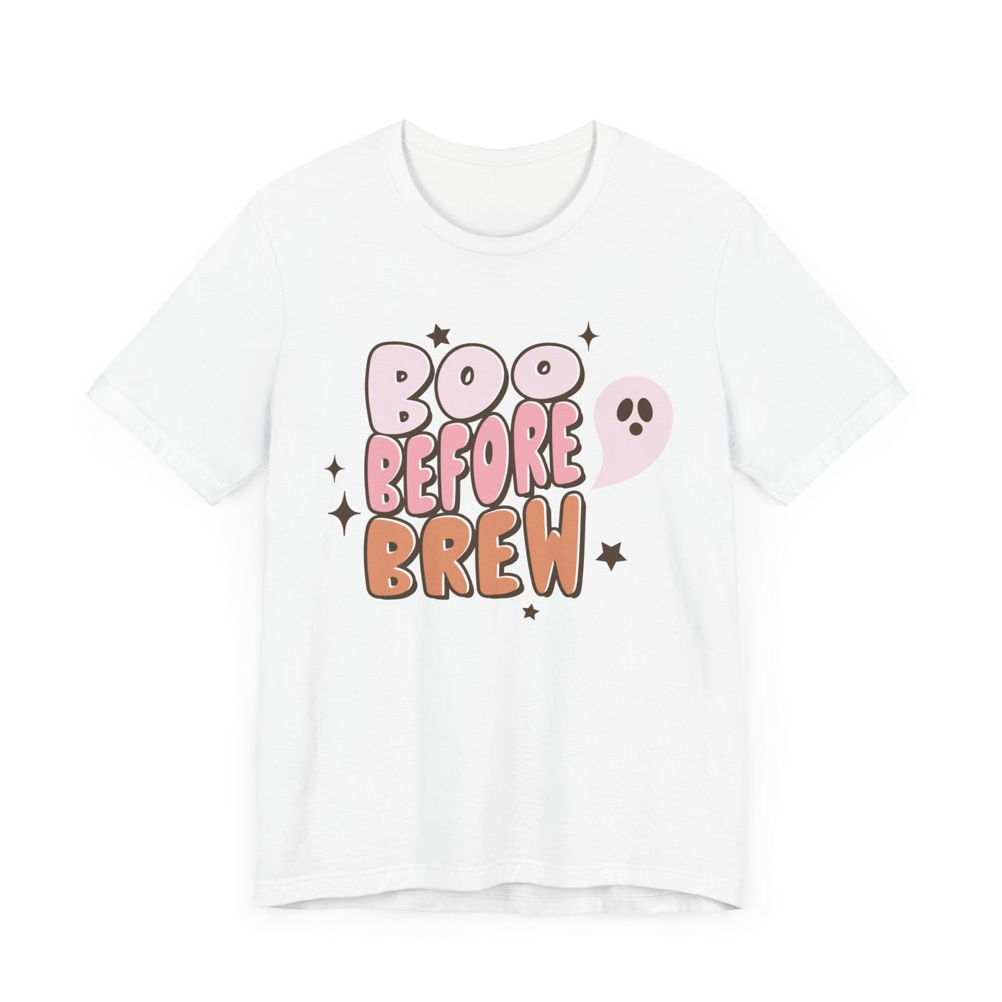 Boo Before Brew Shirt.  Unisex Jersey Short Sleeve Tee