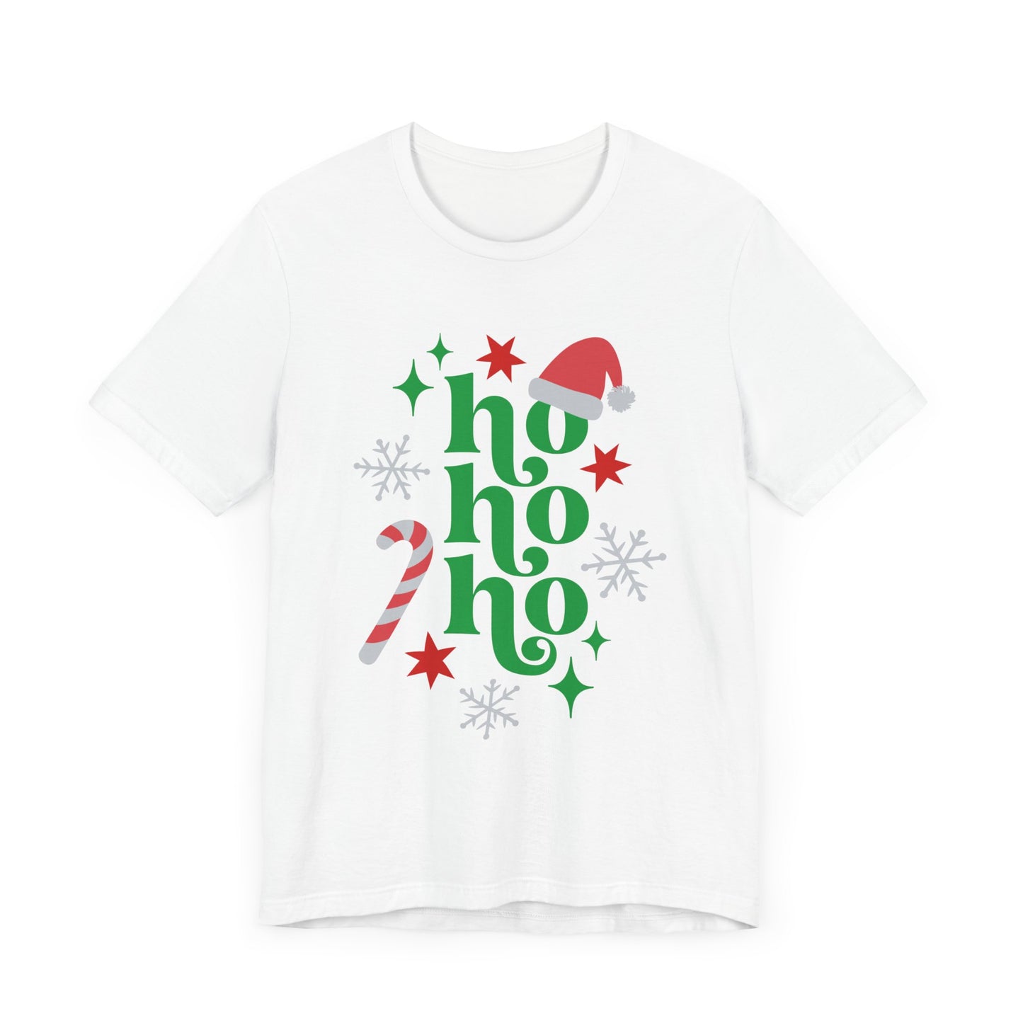 Christmas HO HO HO Unisex Jersey Short Sleeve Tee