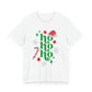 Christmas HO HO HO Unisex Jersey Short Sleeve Tee