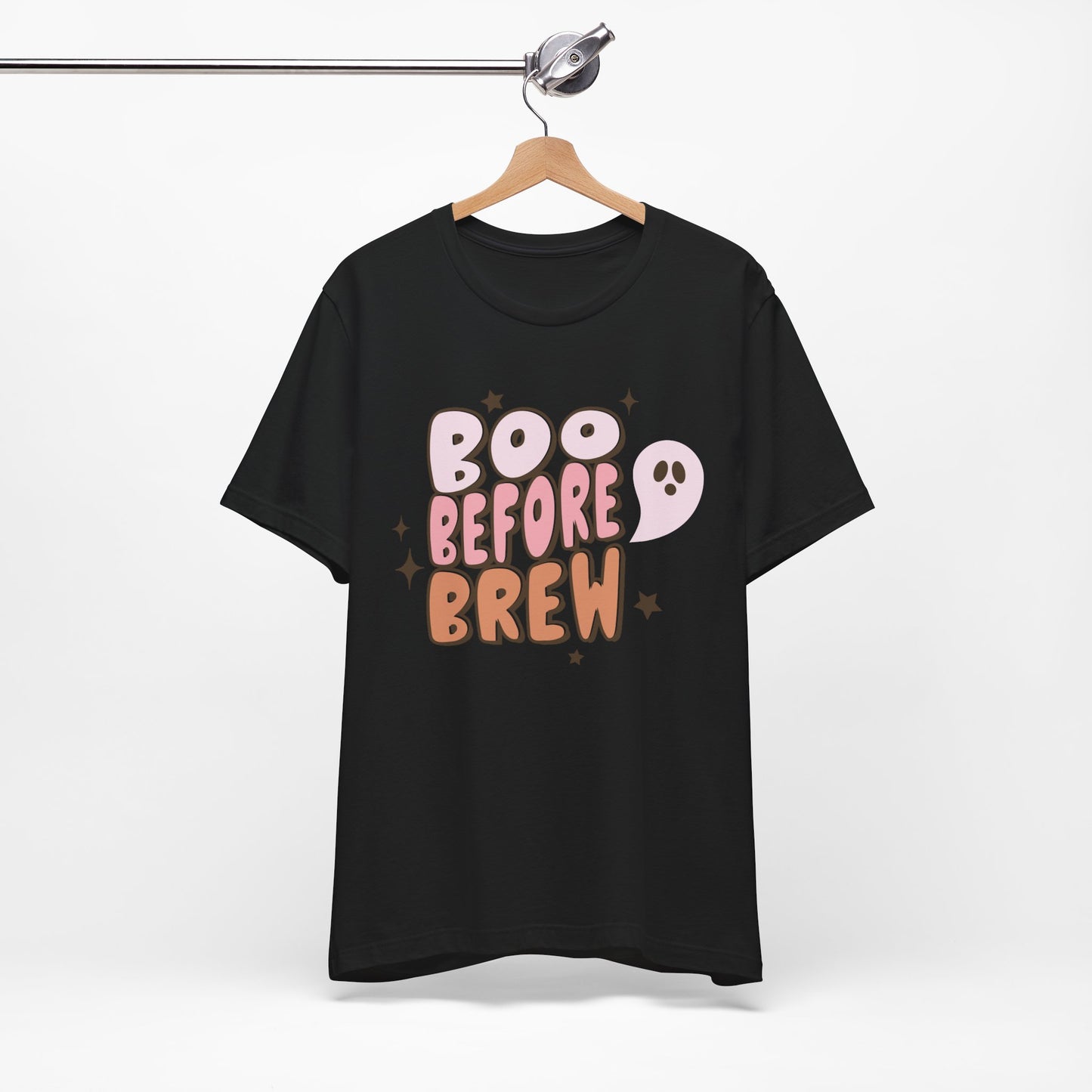 Boo Before Brew Shirt.  Unisex Jersey Short Sleeve Tee