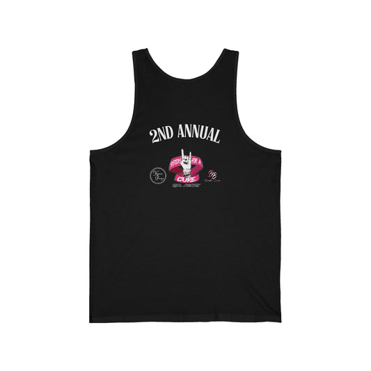 Sisters For A Cure Rock On Unisex Jersey Tank | 2nd Annual Celebration Tee.