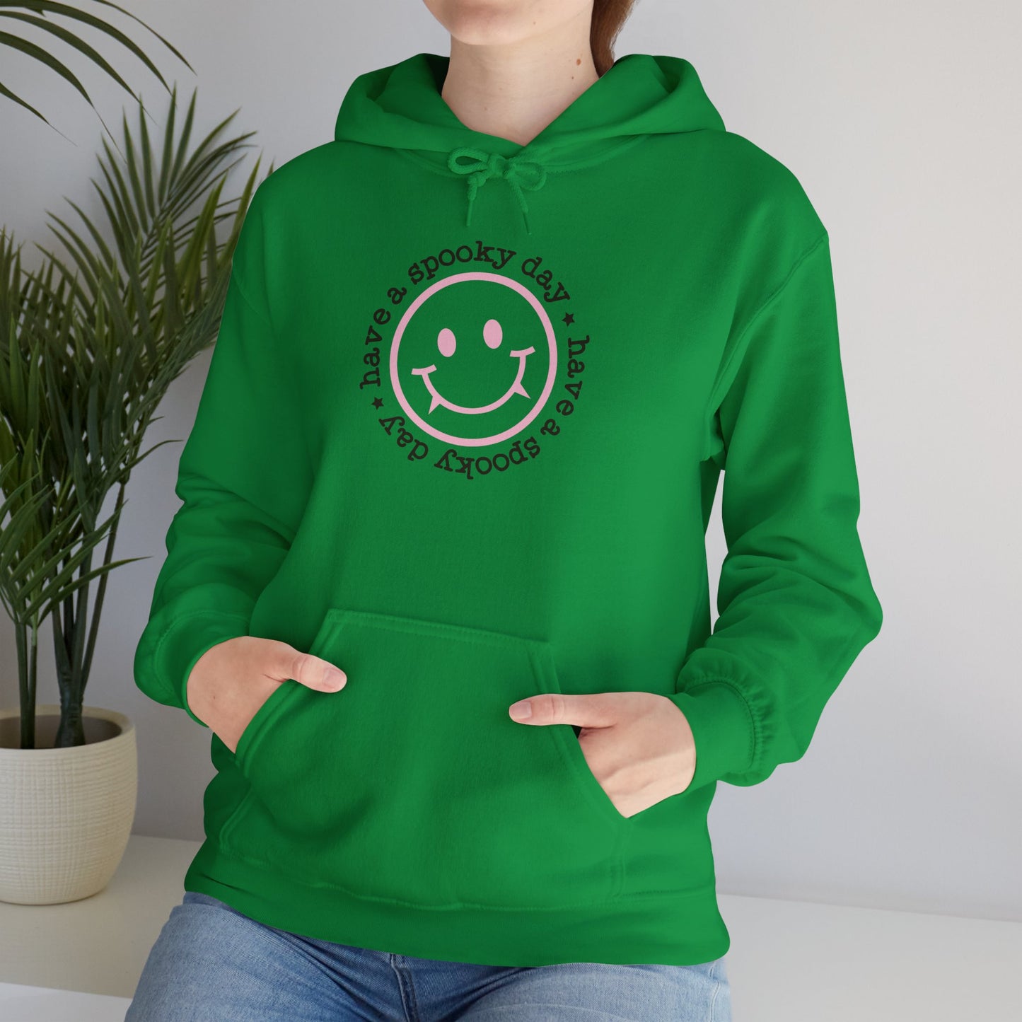 Have A Spooky Day Sweat Shirt Design. Unisex Heavy Blend™ Hooded Sweatshirt