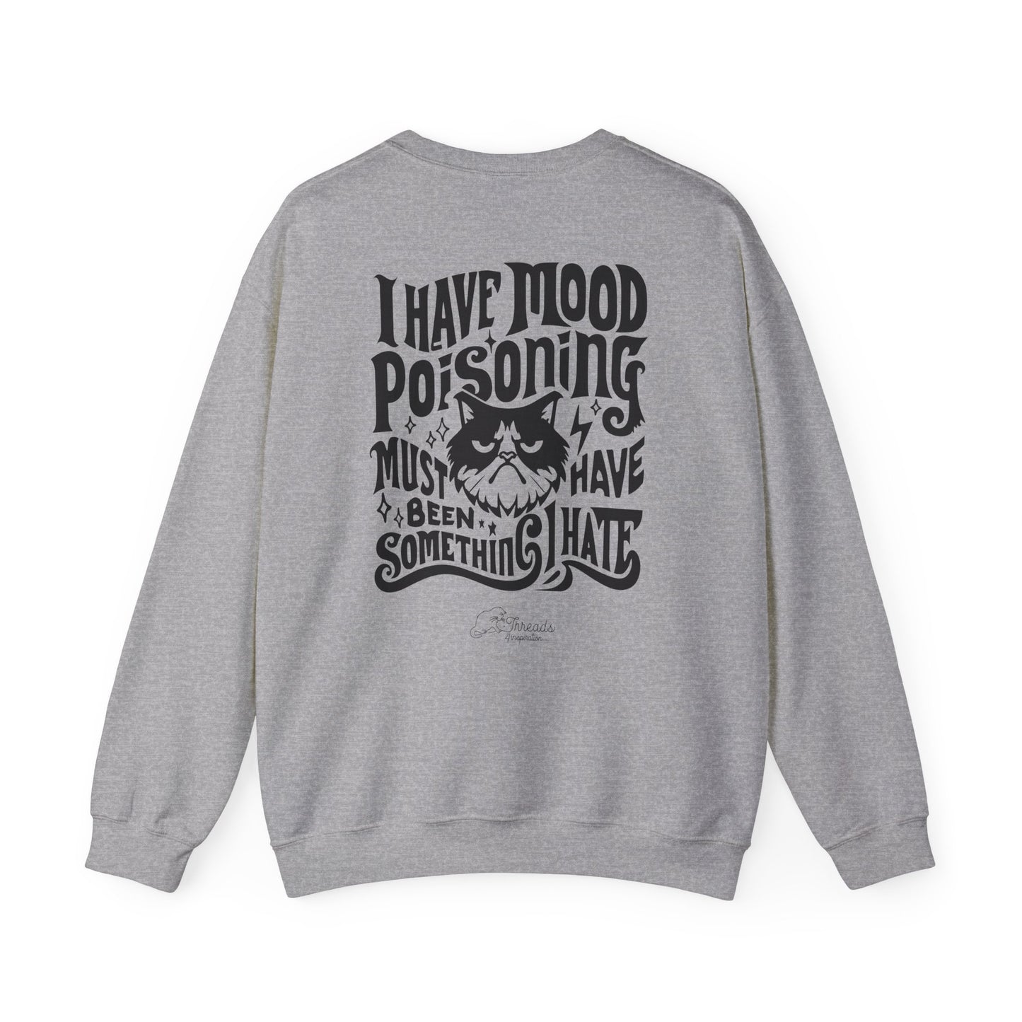 Cat Mood Sweatshirt. Unisex Heavy Blend™ Crewneck Sweatshirt