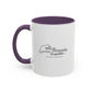 Just Ask Sounds Simple Feels Impossible Sometimes. Accent Coffee Mug - Unique Gift for Motivation and Positivity