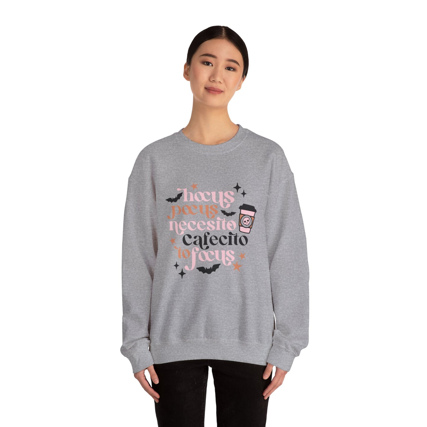 Hocus Pocus Cafe Halloween Unisex Heavy Blend™ Crewneck Sweatshirt