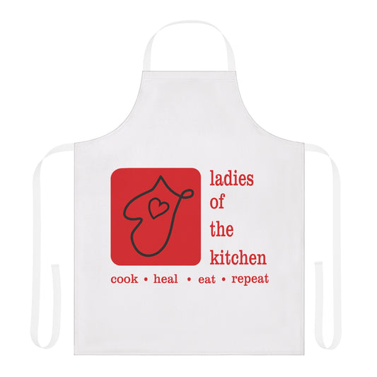 Ladies Of The Kitchen. Apron, 5-Color Straps (AOP)