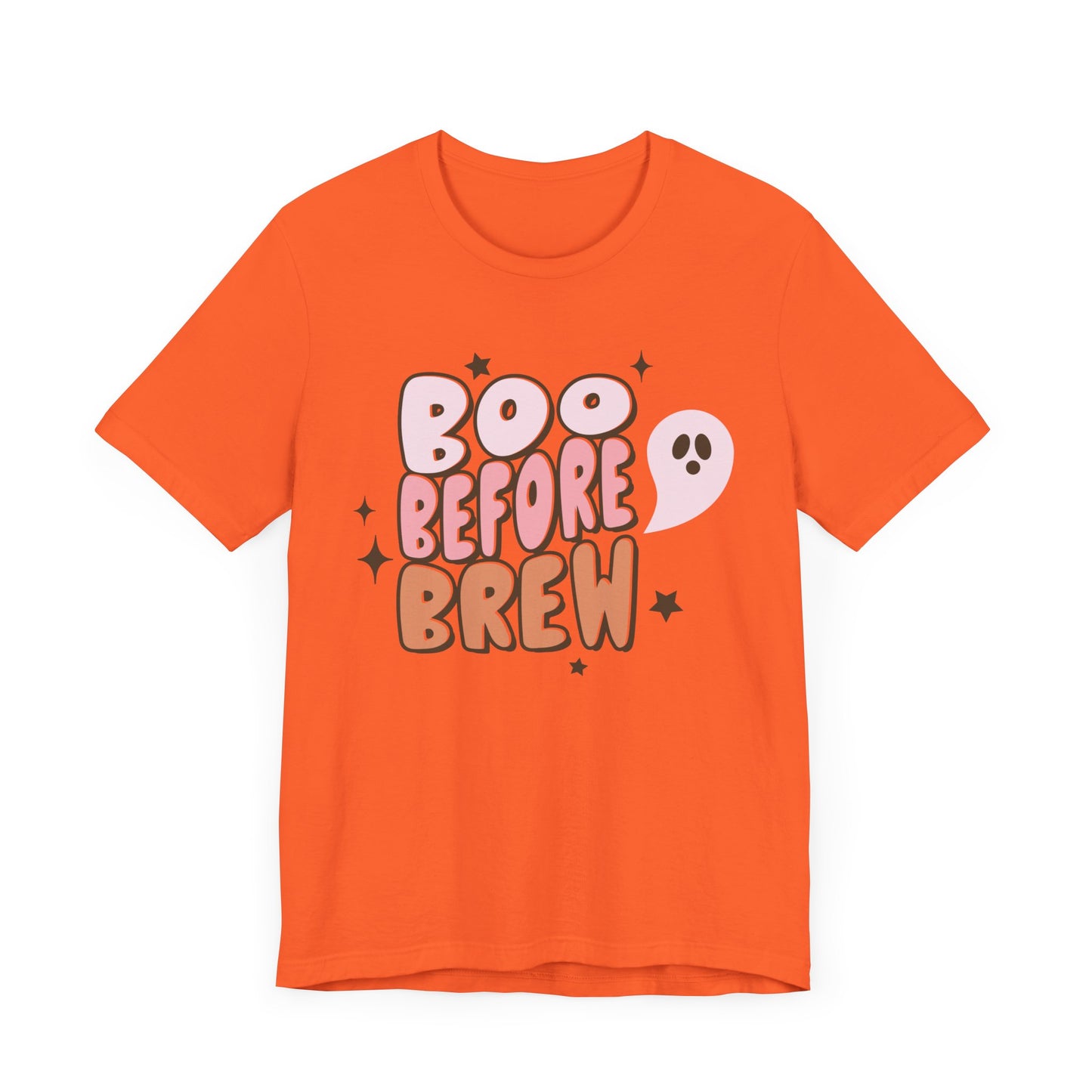 Boo Before Brew Shirt.  Unisex Jersey Short Sleeve Tee