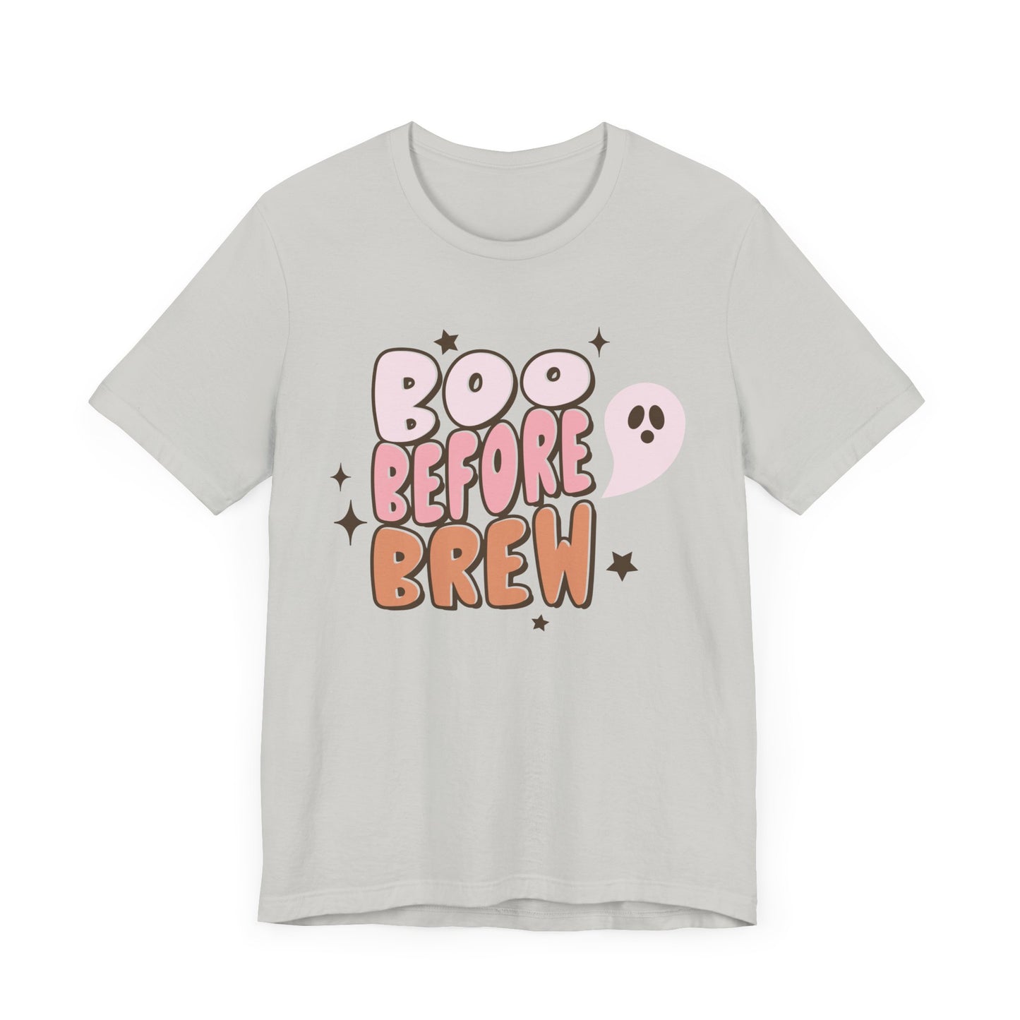 Boo Before Brew Shirt.  Unisex Jersey Short Sleeve Tee