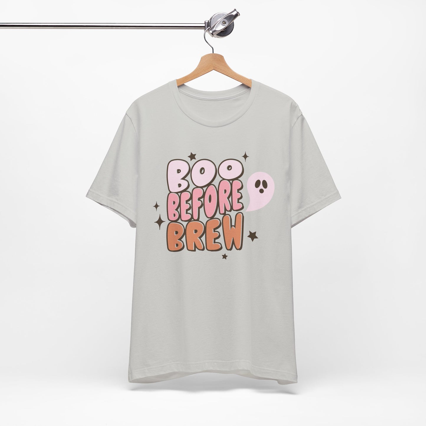 Boo Before Brew Shirt.  Unisex Jersey Short Sleeve Tee